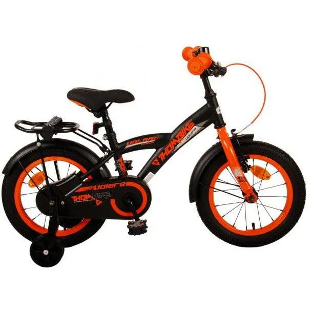 Volare Thombike Kinderfiets - Jongens - 14 inch - Zwart Oranje