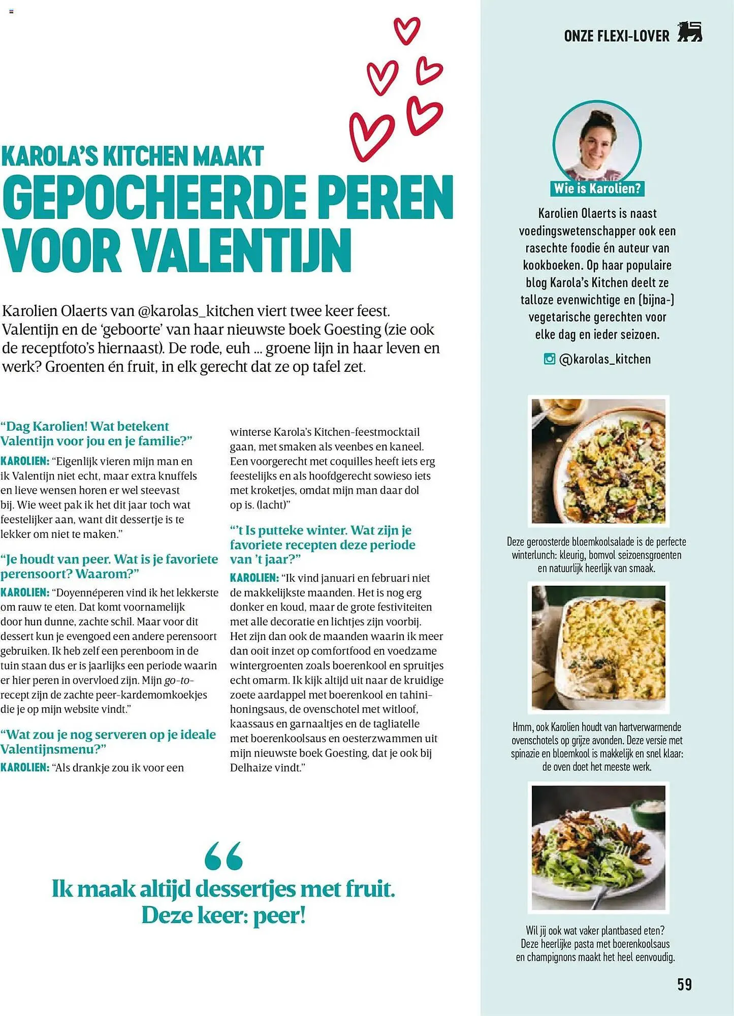Delhaize magazine van 23 januari tot 31 maart 2026 - folder pagina 59
