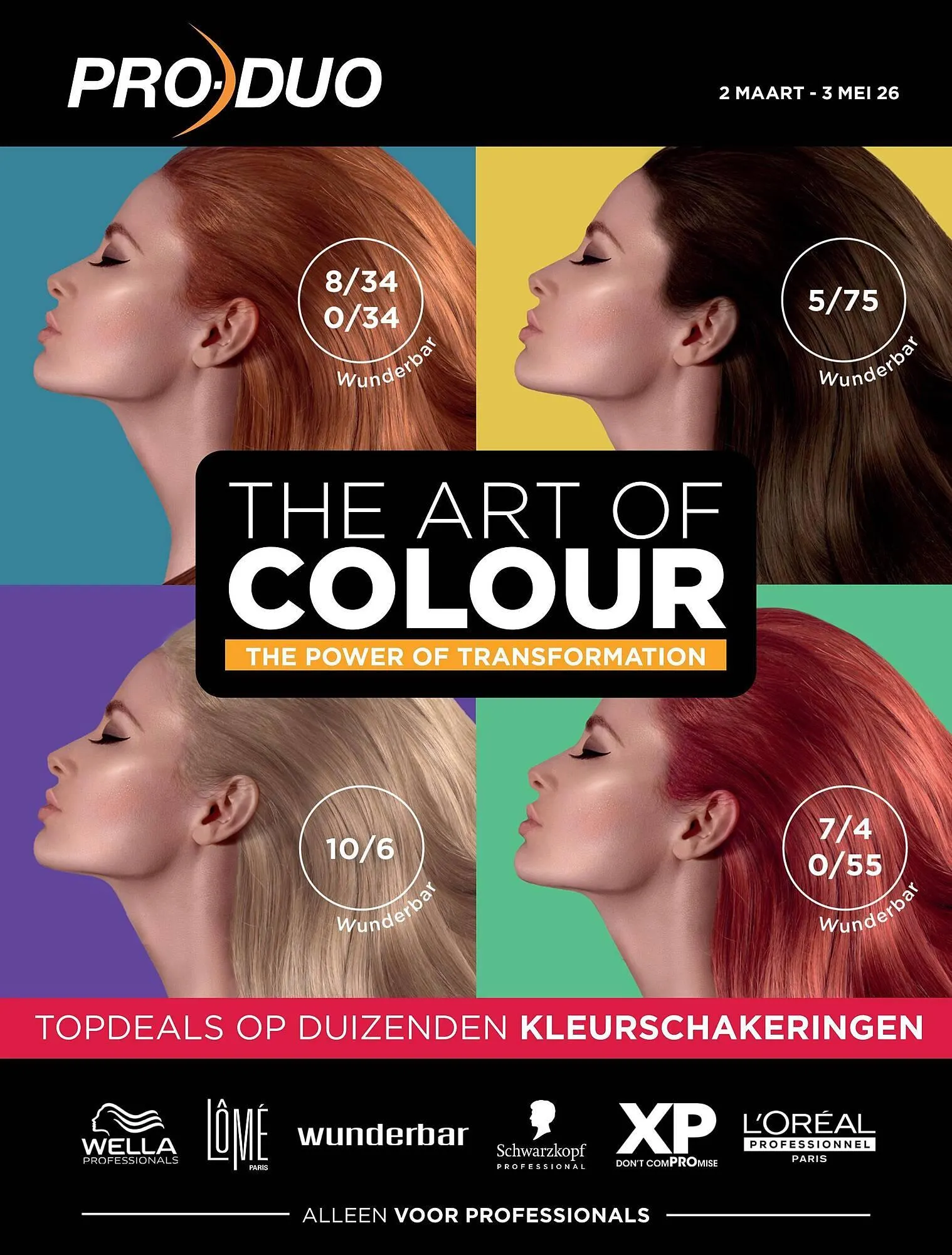 Pro-Duo folder van 2 maart tot 3 mei 2026 - folder pagina 1