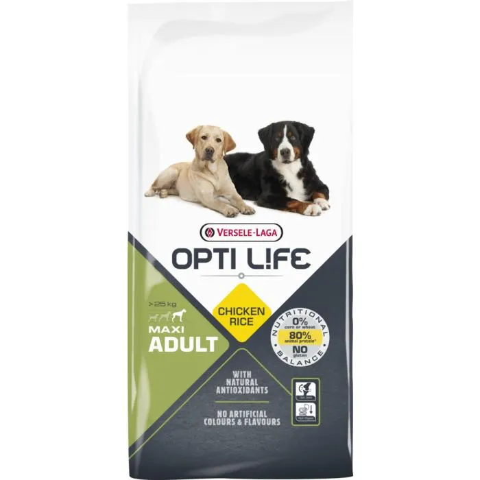 Opti Life Adult Maxi Hondenvoer 12,5kg