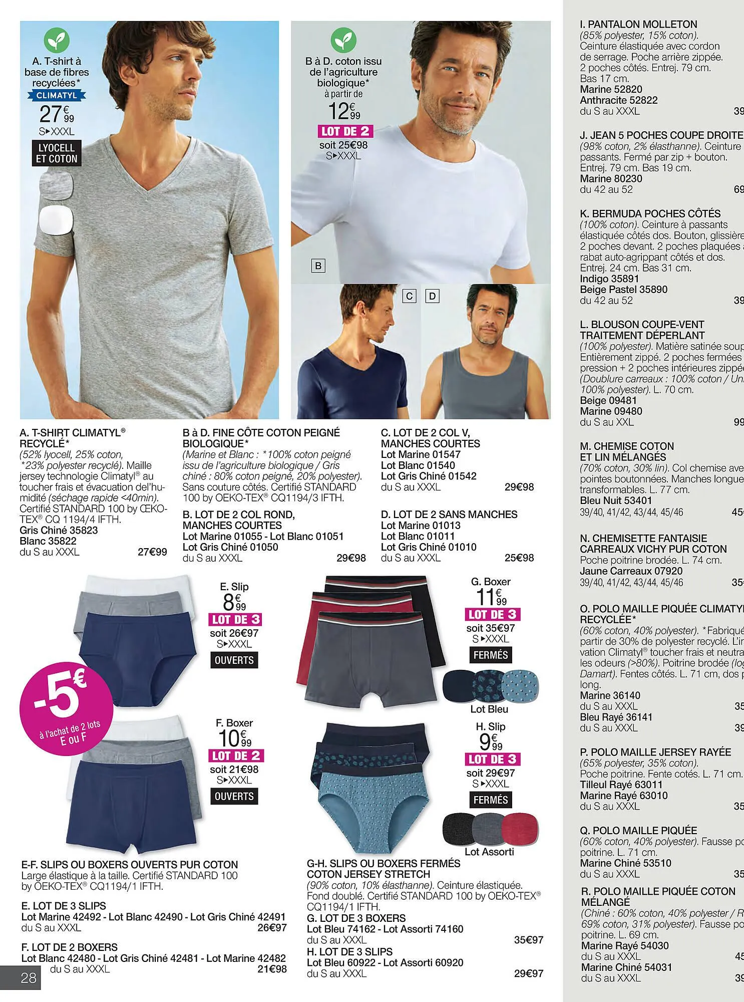 Damart Folder van 20 juli tot 20 juli 2023 - folder pagina 28