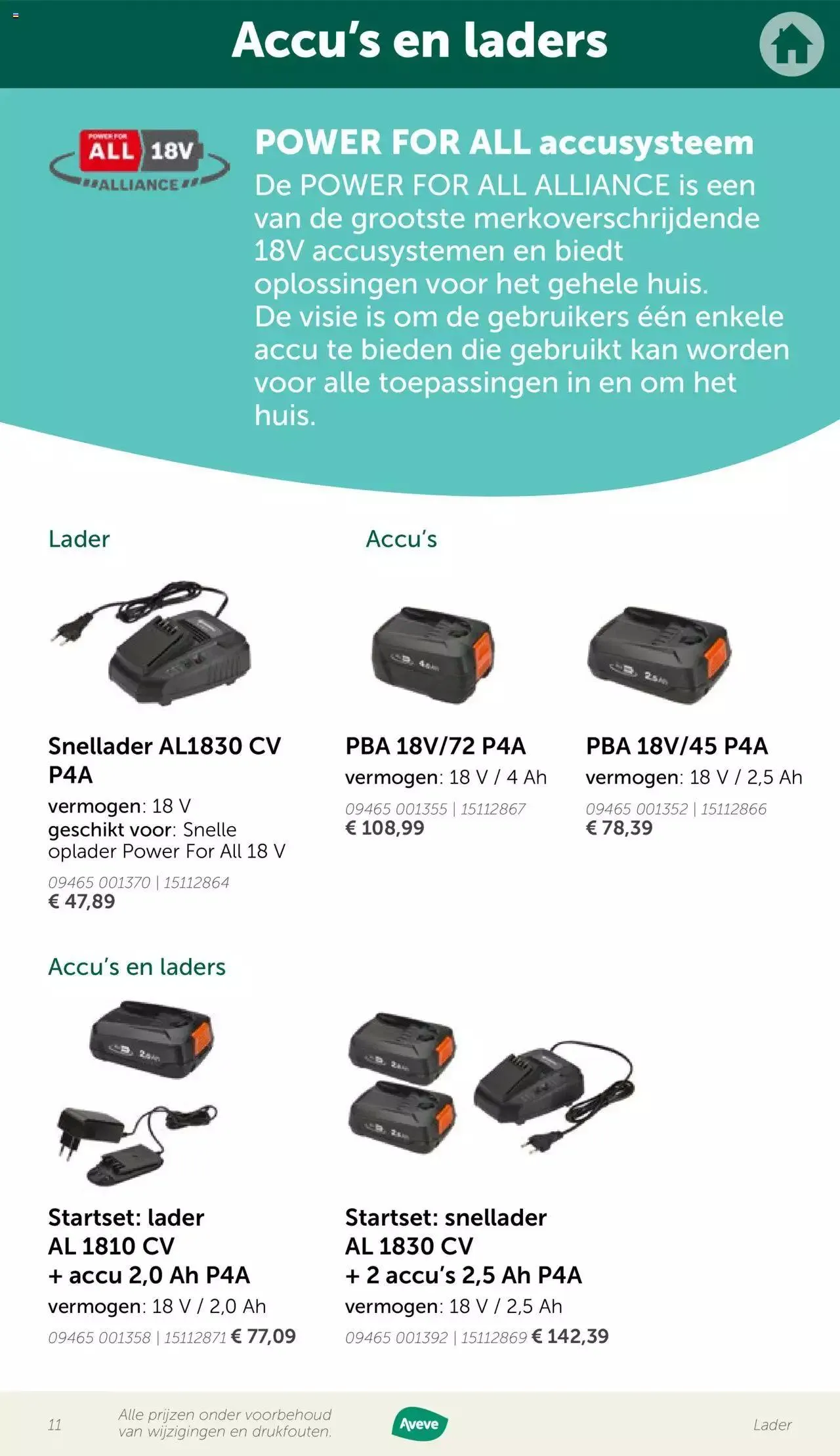 Aveve folder - Gids tuinmachines van 12 mei tot 31 december 2023 - folder pagina 11