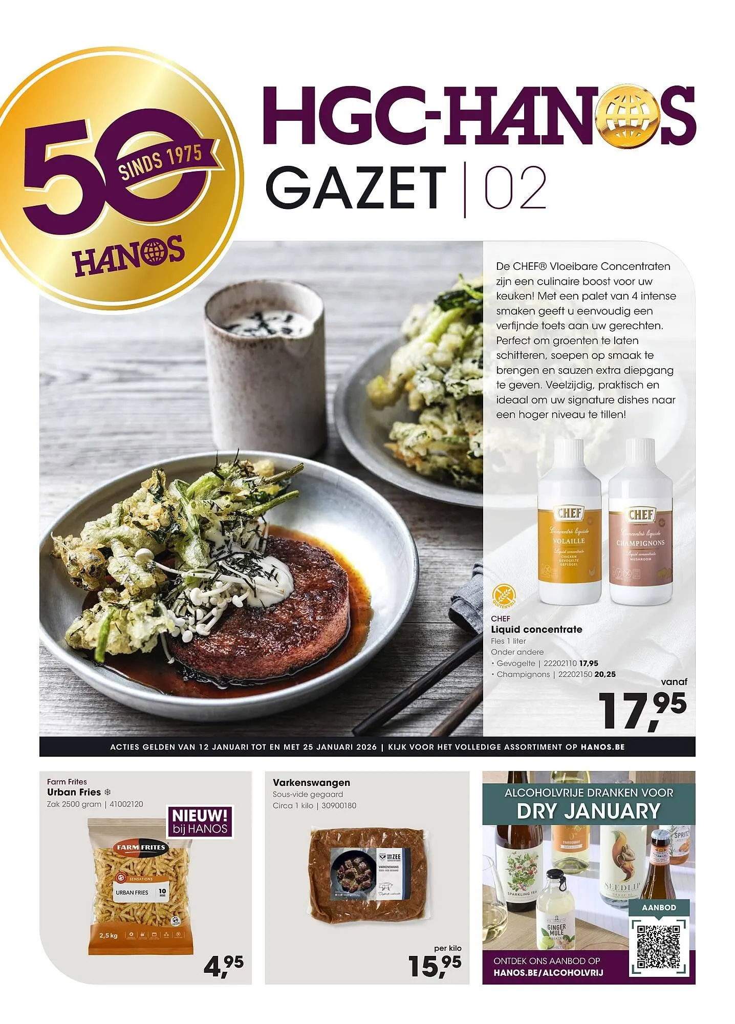 Hanos folder van 12 januari tot 25 januari 2026 - folder pagina 1