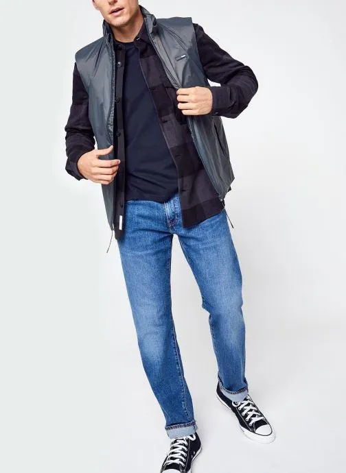 Padded Nylon Vest Men - Grijs