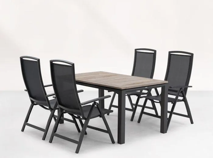 Anabel tuinstoel met Concept tuintafel