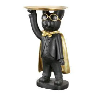 Sculptuur Hero Dog met Dienblad