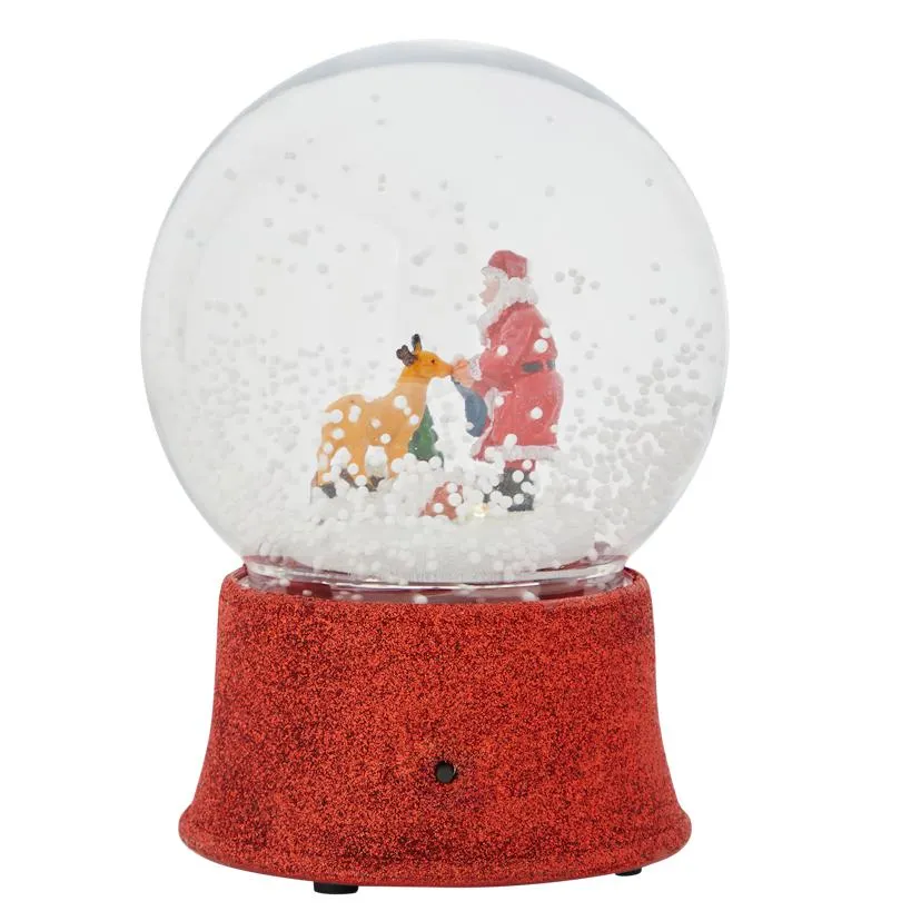 Kerstsneeuwbol met muziek