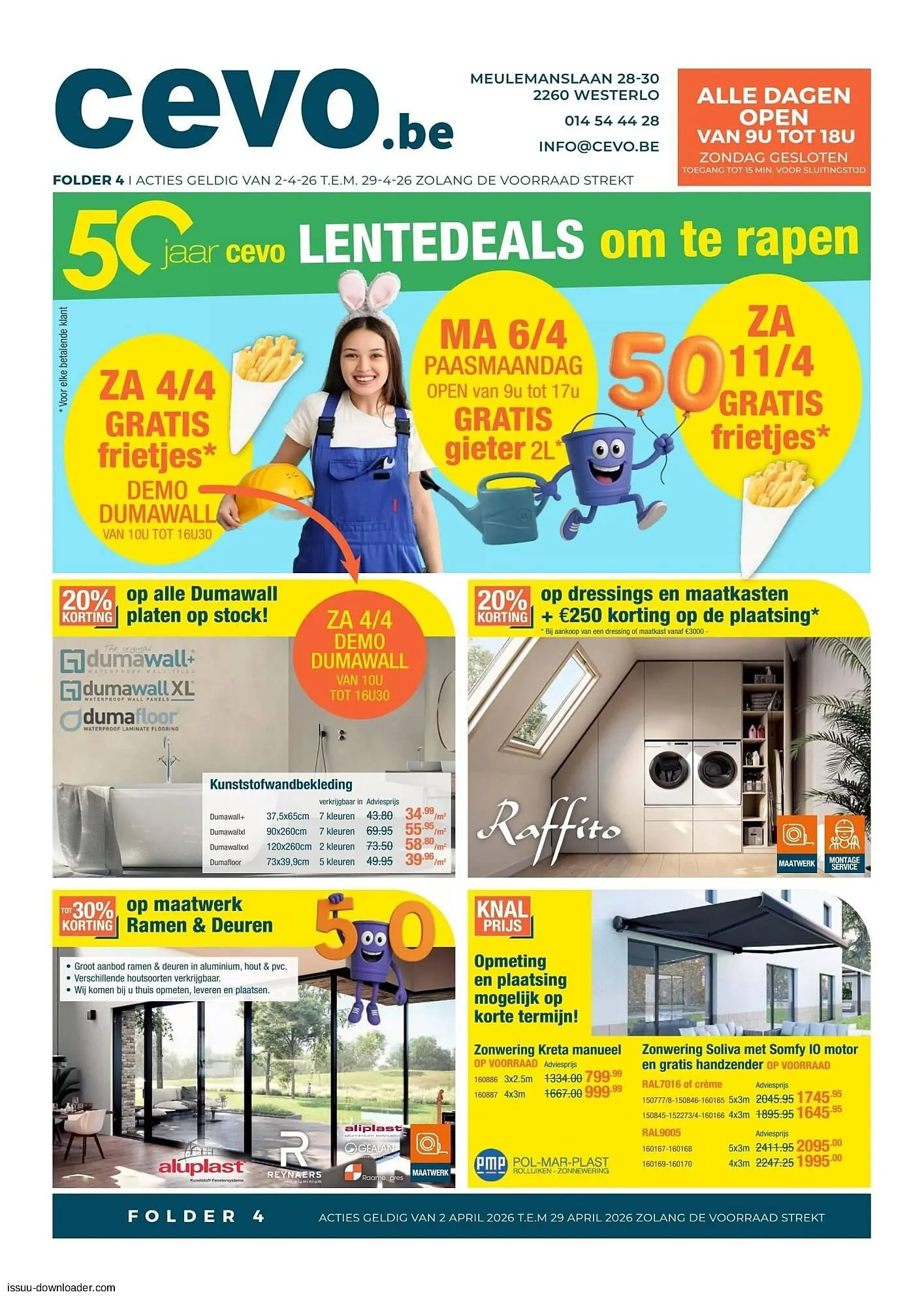 Cevo folder van 2 april tot 29 april 2026 - folder pagina 1