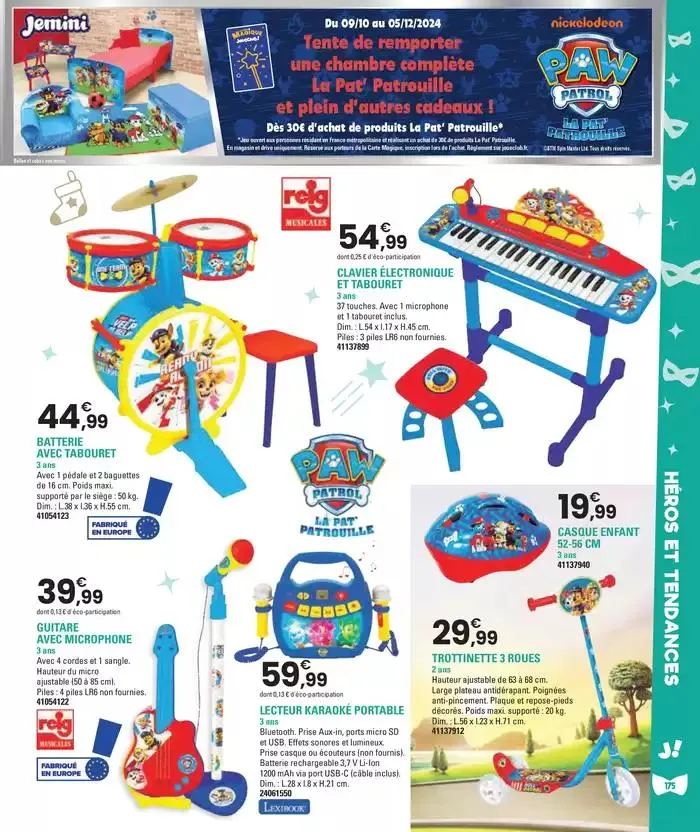 Jouez À L'infin van 29 oktober tot 5 december 2024 - folder pagina 175