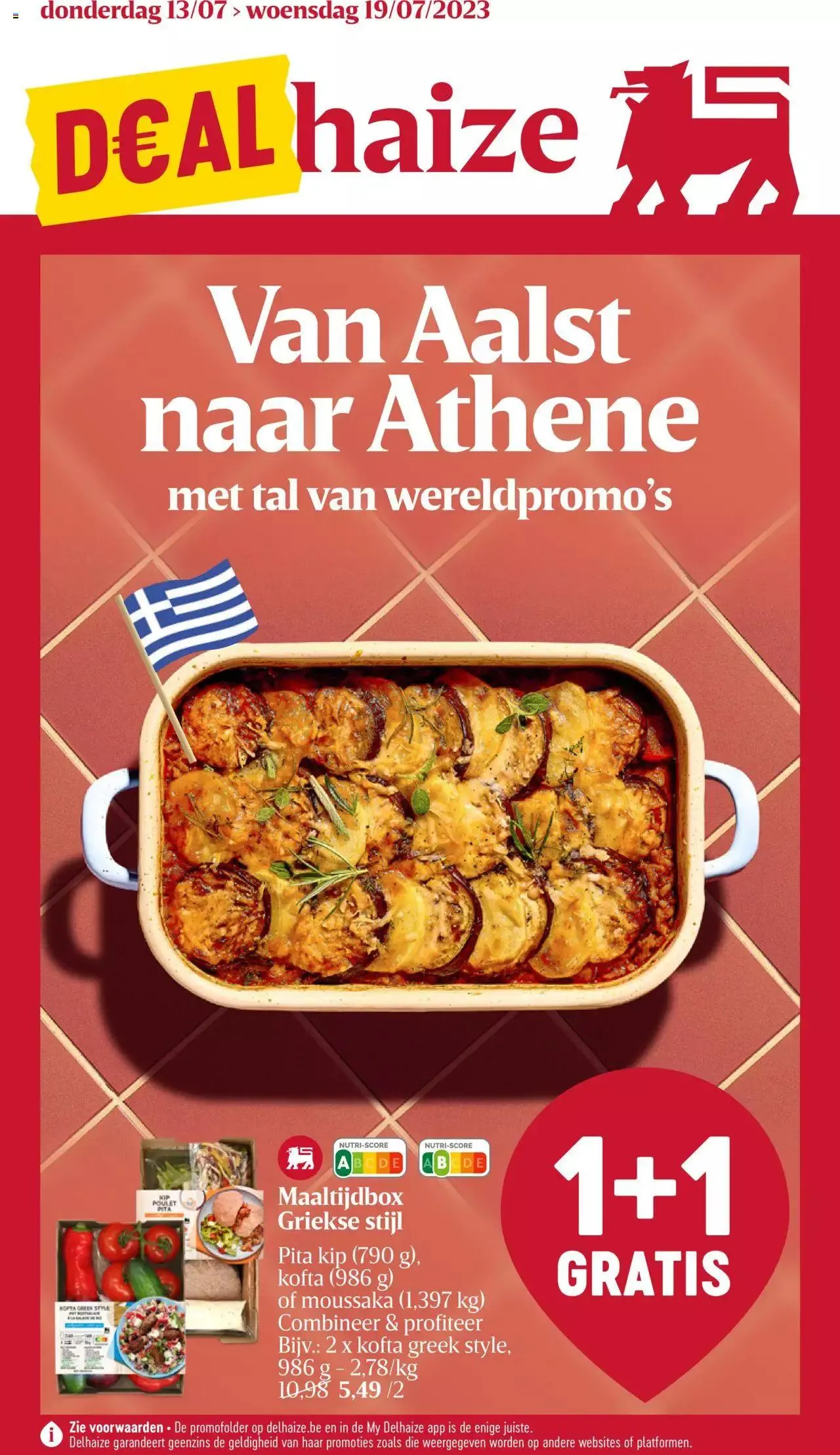 Delhaize folder week 28 van 19 juli tot 31 december 2023 - folder pagina 1