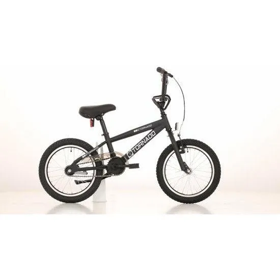 Fiets Tornado 16 bmx mat zwart