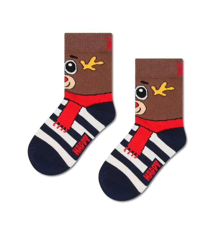 Kids Reindeer Sock