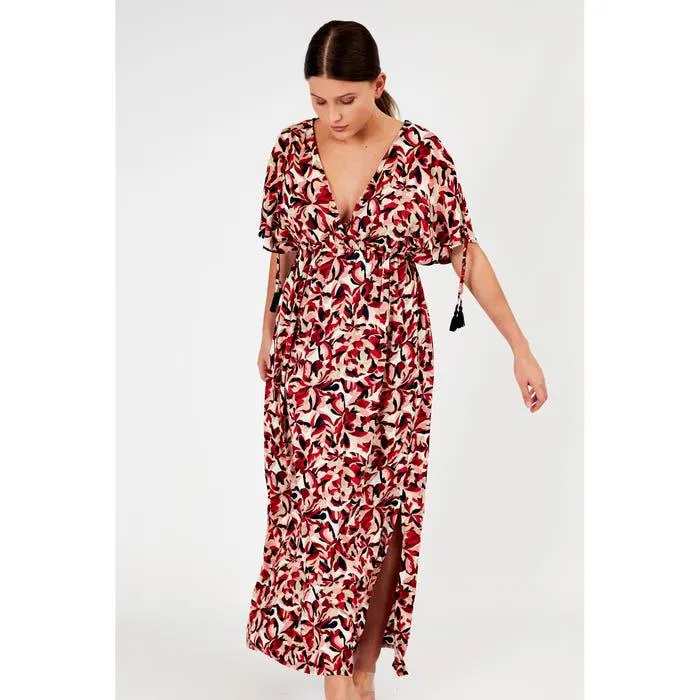 Lange jurk print - Esprit