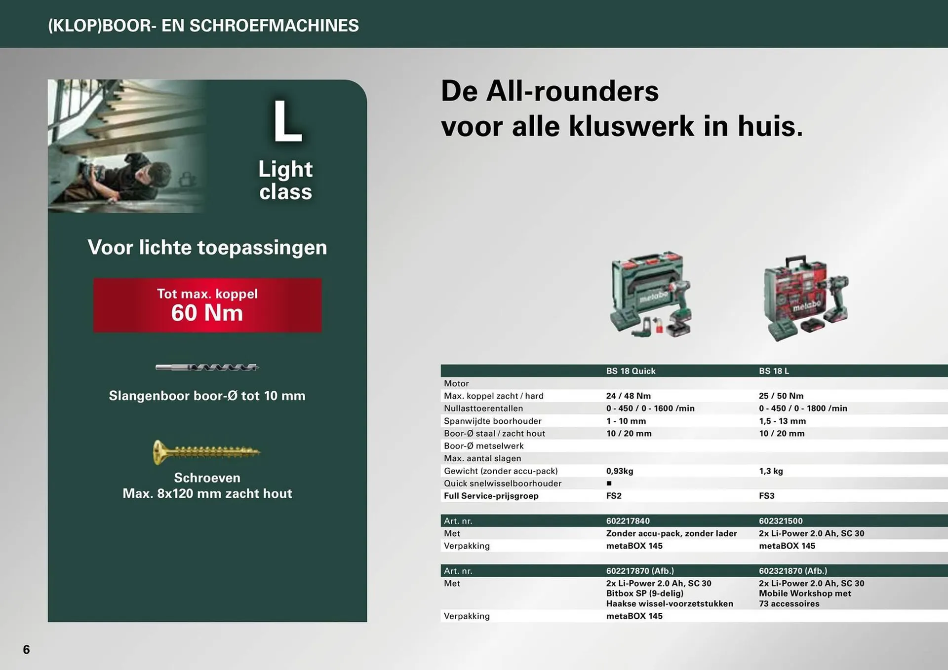 Metabo folder van 7 maart tot 31 december 2024 - folder pagina 6