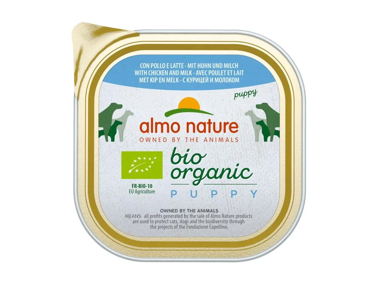 BIO Organic Puppy 300g - met kip en melk