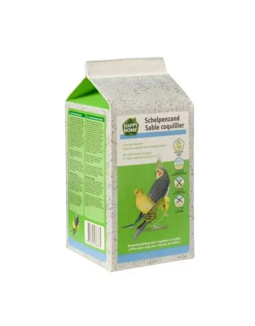 Happy Home Schelpenzand - Vogelbodembedekking