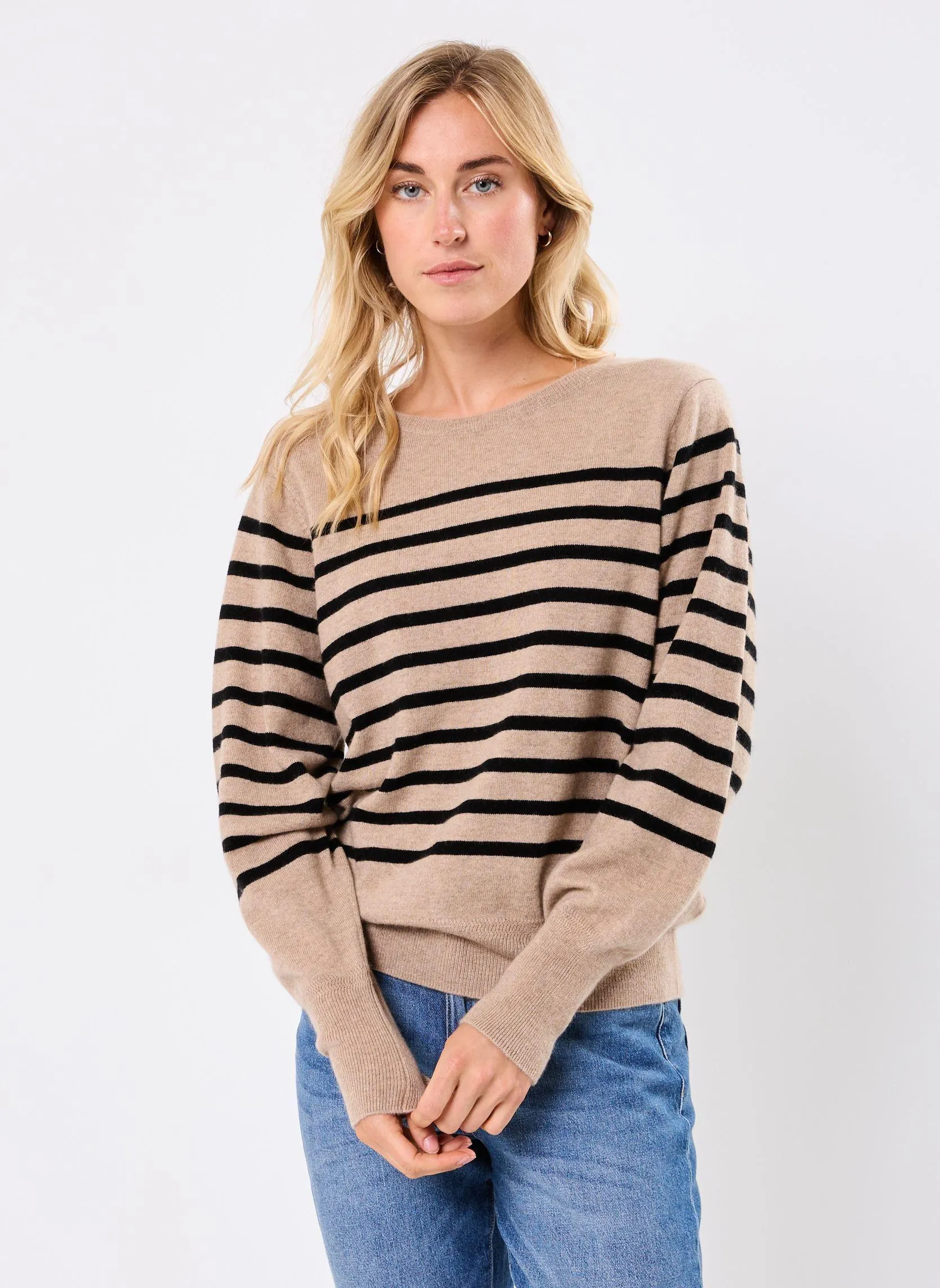 Truien MCASHMERE cachemire dames beige