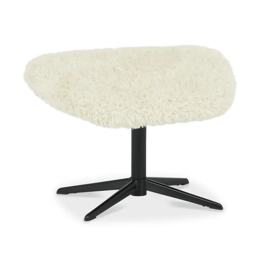 Voetenbankje SEBASTIAN Doodle Cream