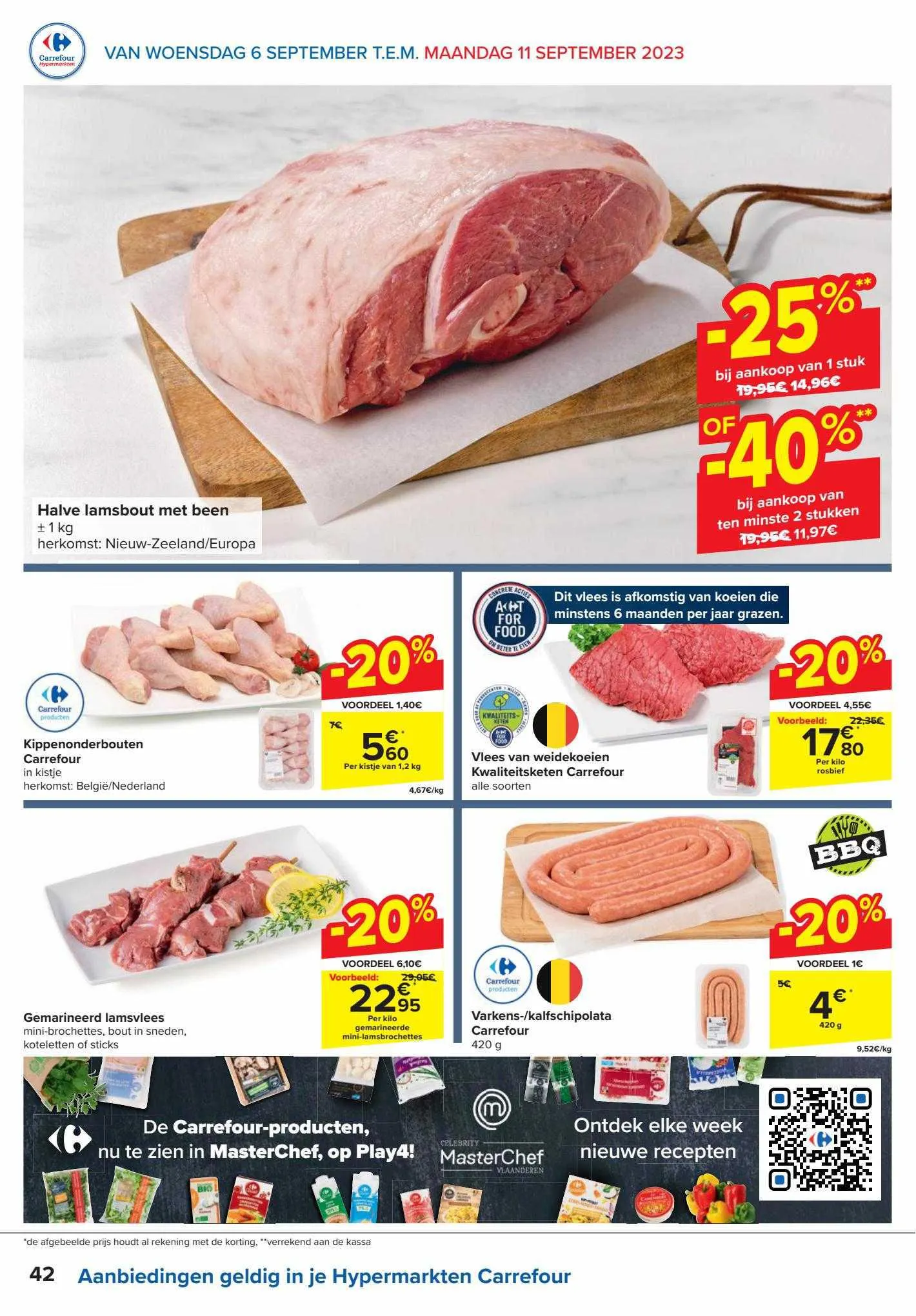 Carrefour Express Folder van 15 september tot 15 september 2023 - folder pagina 42