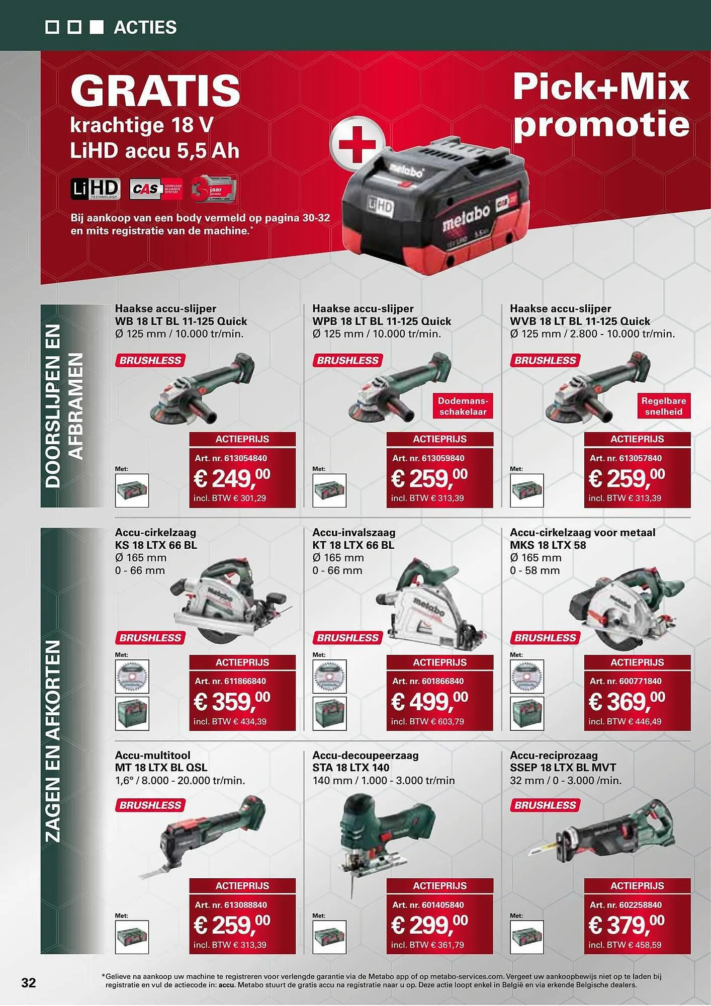 Metabo folder van 7 april tot 31 augustus 2023 - folder pagina 32