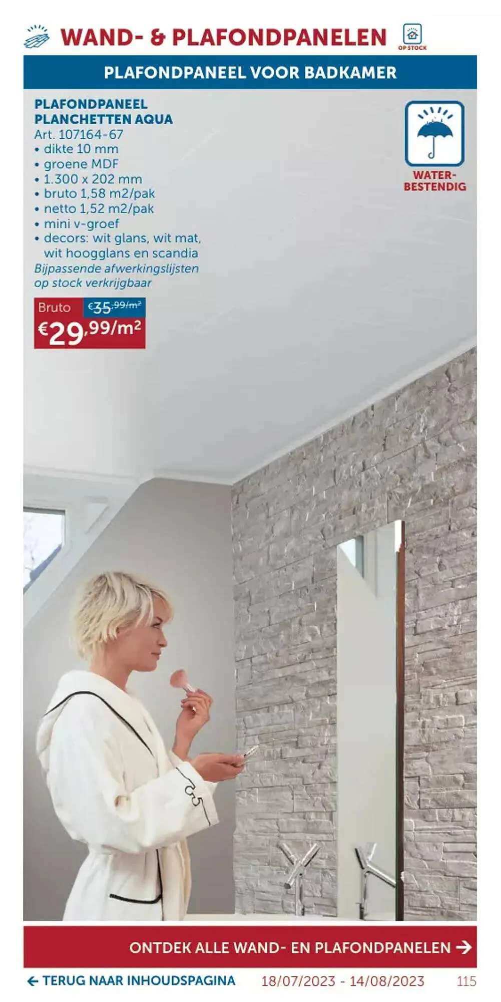 Zelfbouwmarkt folder van 18 juli tot 14 augustus 2023 - folder pagina 115
