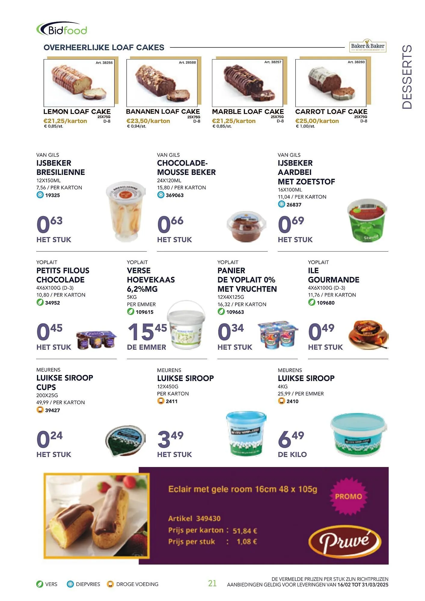 Bidfood folder van 16 februari tot 31 maart 2025 - folder pagina 21