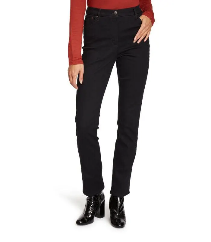 Stretchbroek met hoge taille