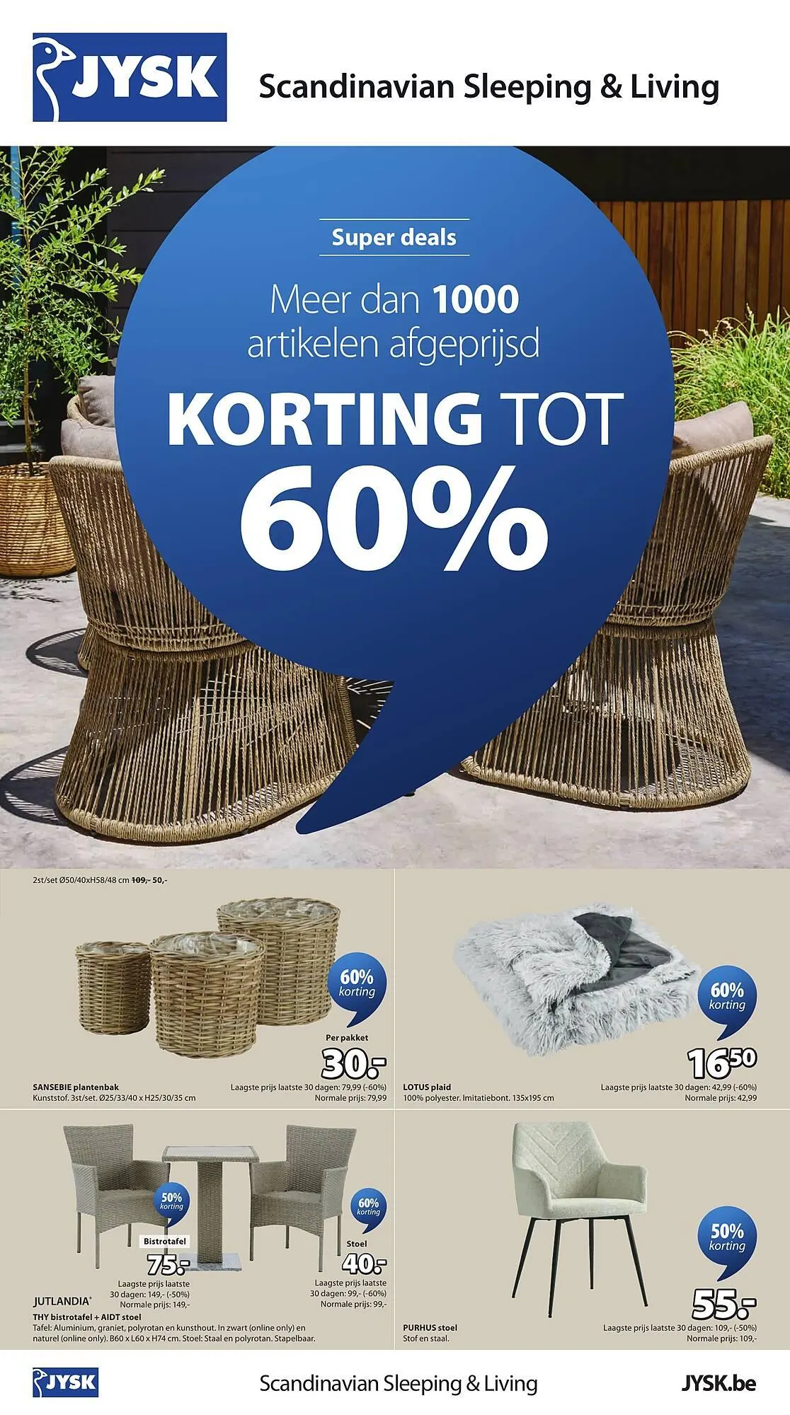 Jysk folder van 2 april tot 1 mei 2026 - folder pagina 1