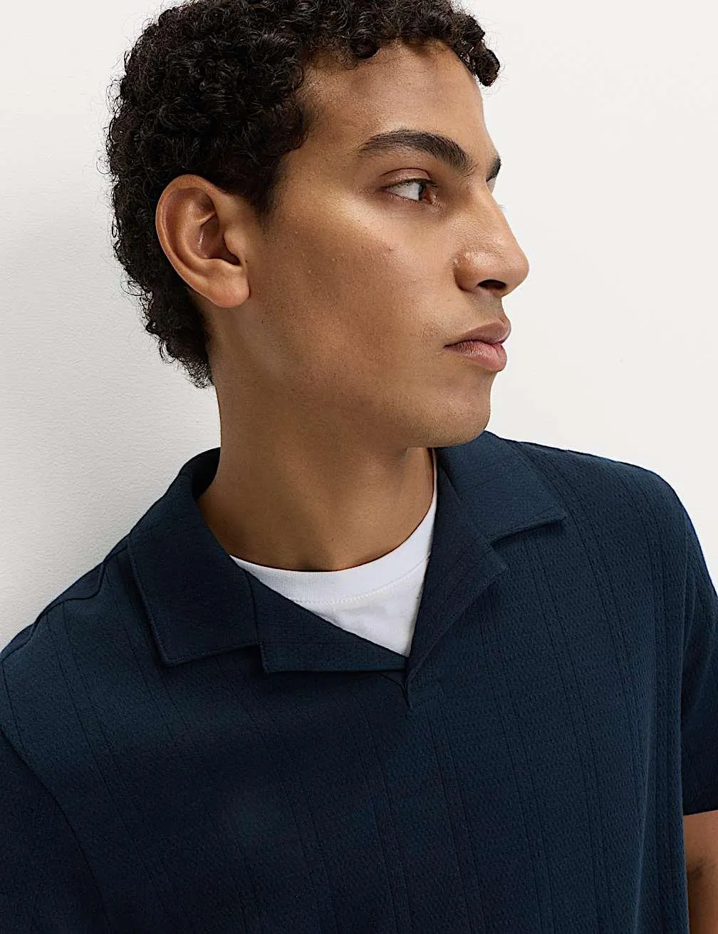 Pure Cotton Revere Polo Shirt