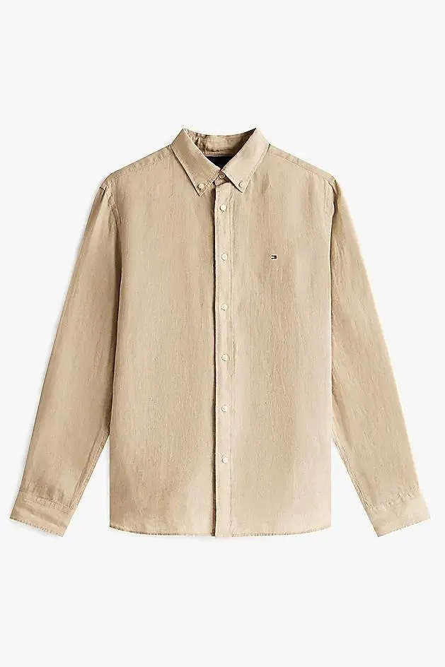 TOMMY HILFIGER PIGMENT DYED LI SOLID RF SHIRT