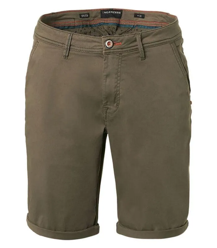 Short Chino Stretch Groen
