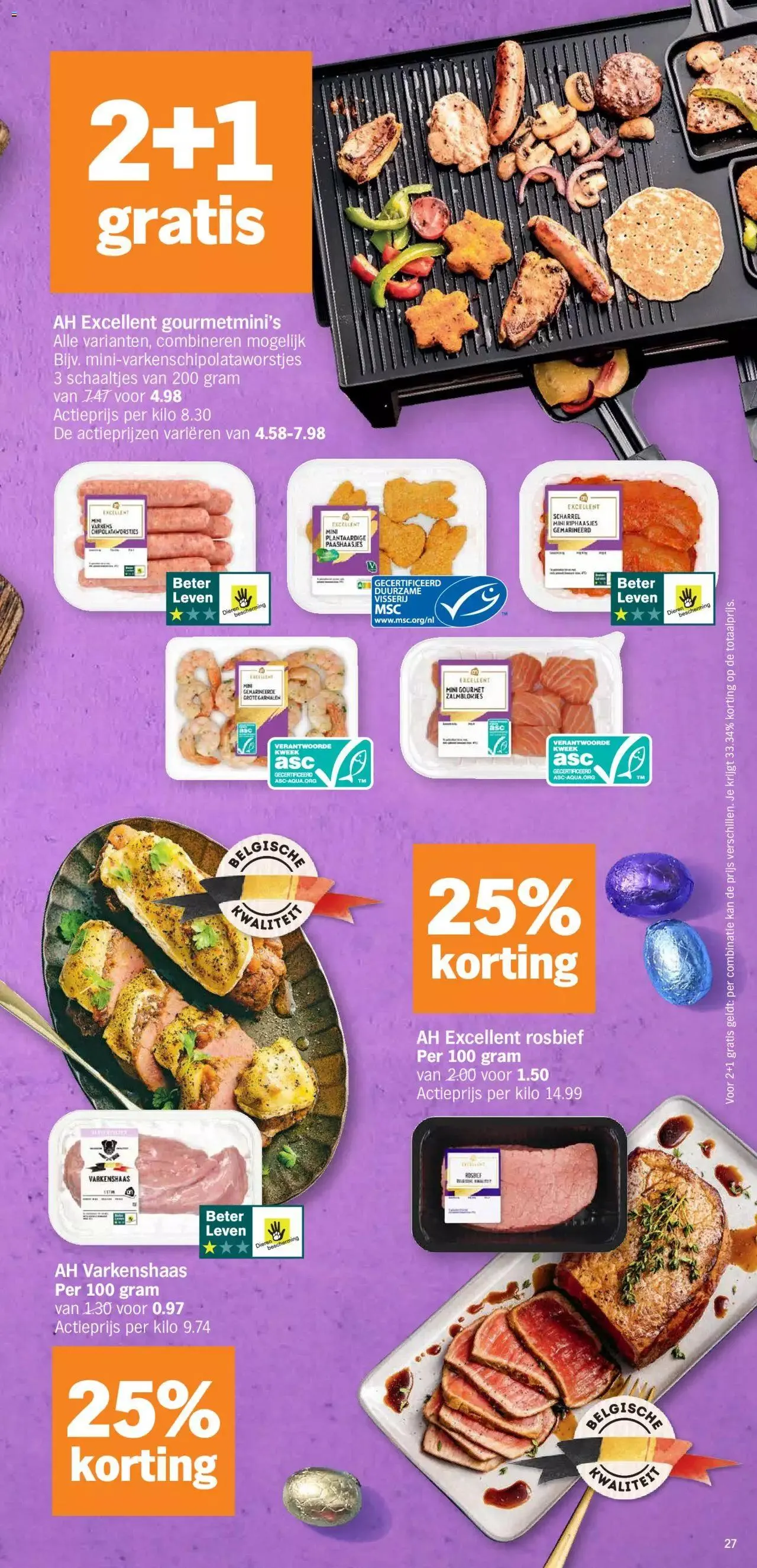 Albert Heijn folder week / de la semaine 13 van 1 april tot 1 april 2024 - folder pagina 27