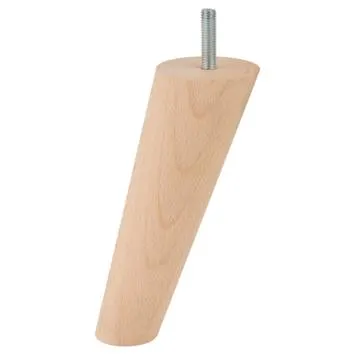 Duraline meubelpoot kegelhoek beuken Ø3x5x13 cm