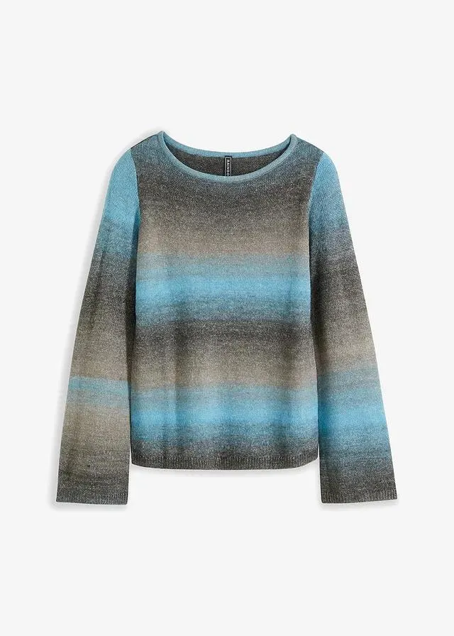 Pull à dégradé de couleurs