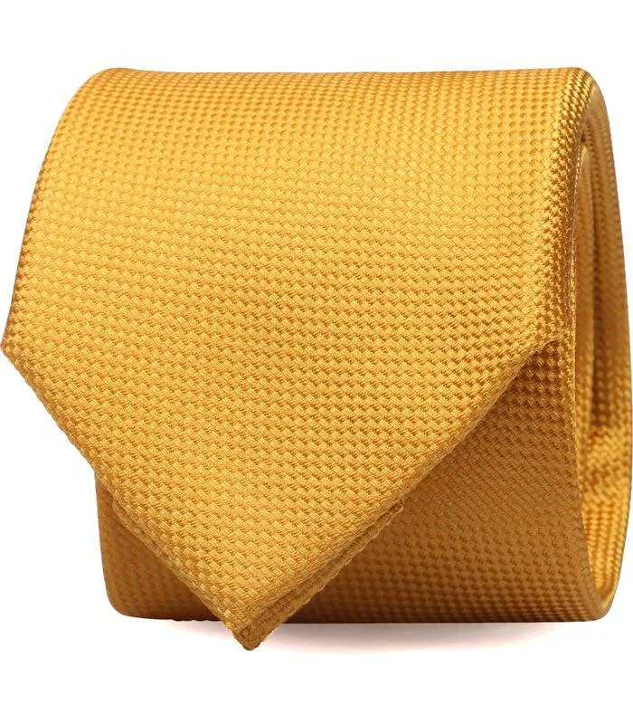 Zijde Stropdas Gold