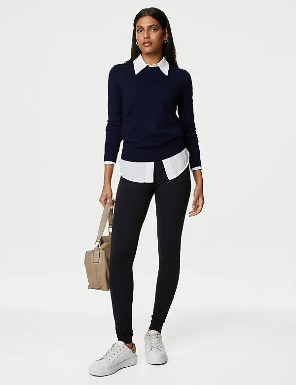 Pure Merino Wool Crew Neck Jumper
