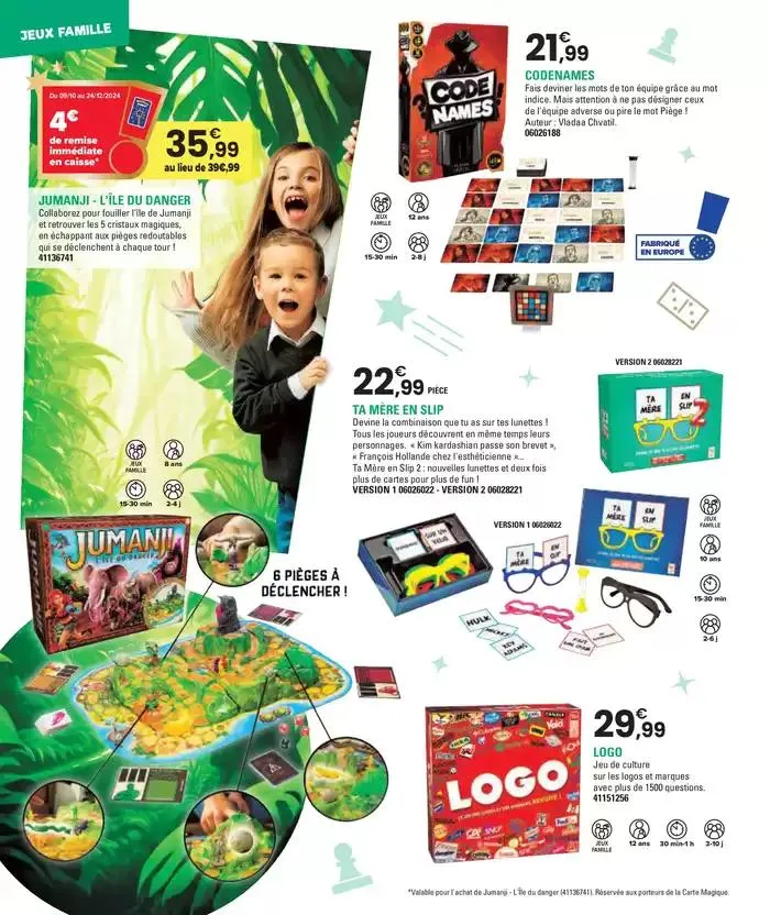 Jouez À L'infin van 29 oktober tot 5 december 2024 - folder pagina 308