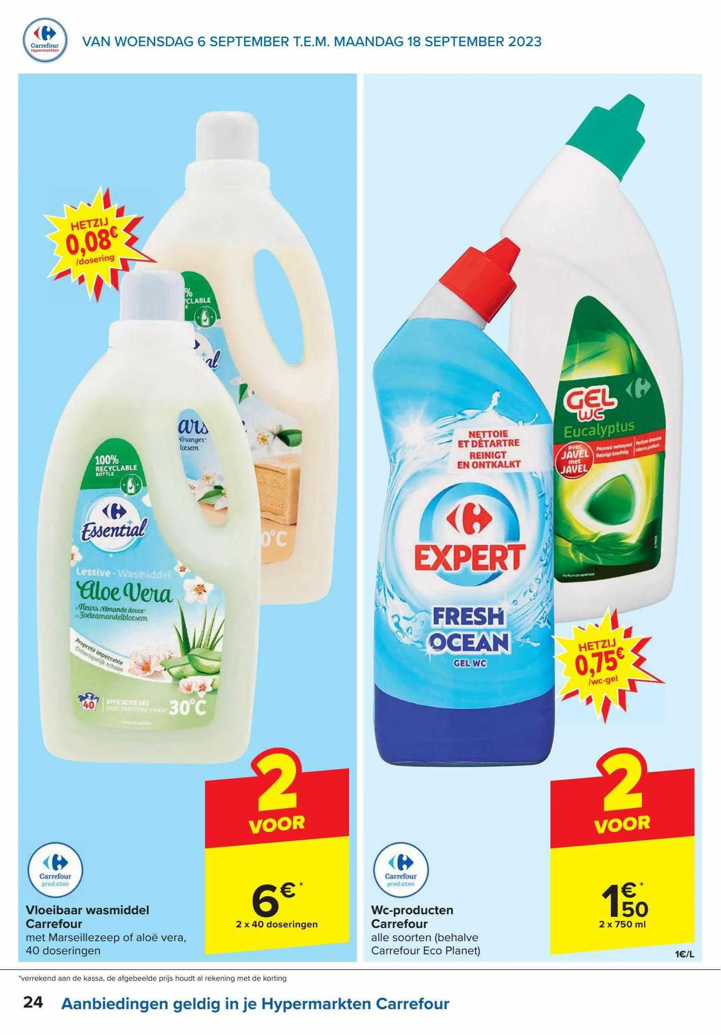 Carrefour Express Folder van 15 september tot 15 september 2023 - folder pagina 24