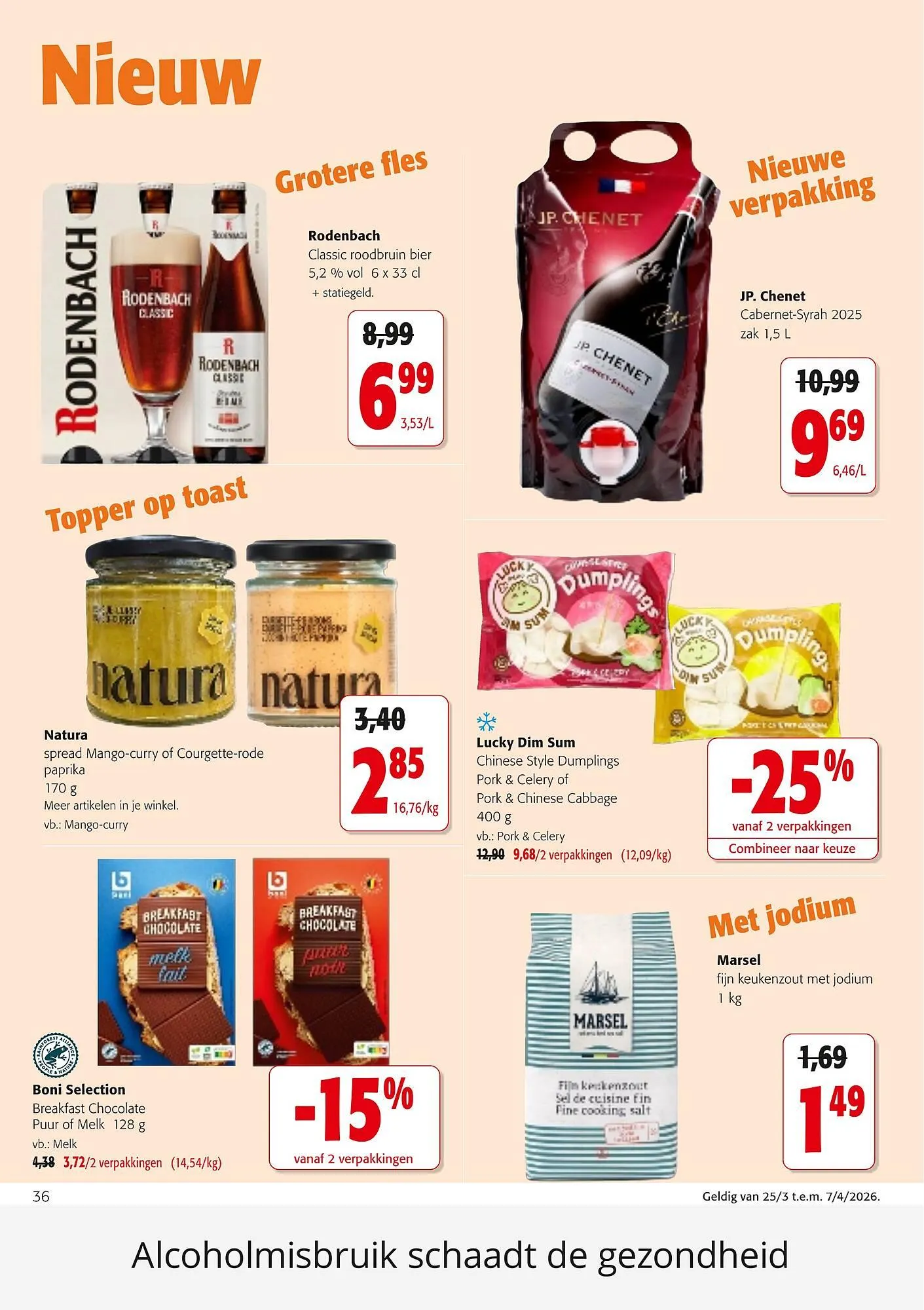 Colruyt folder van 25 maart tot 7 april 2026 - folder pagina 36