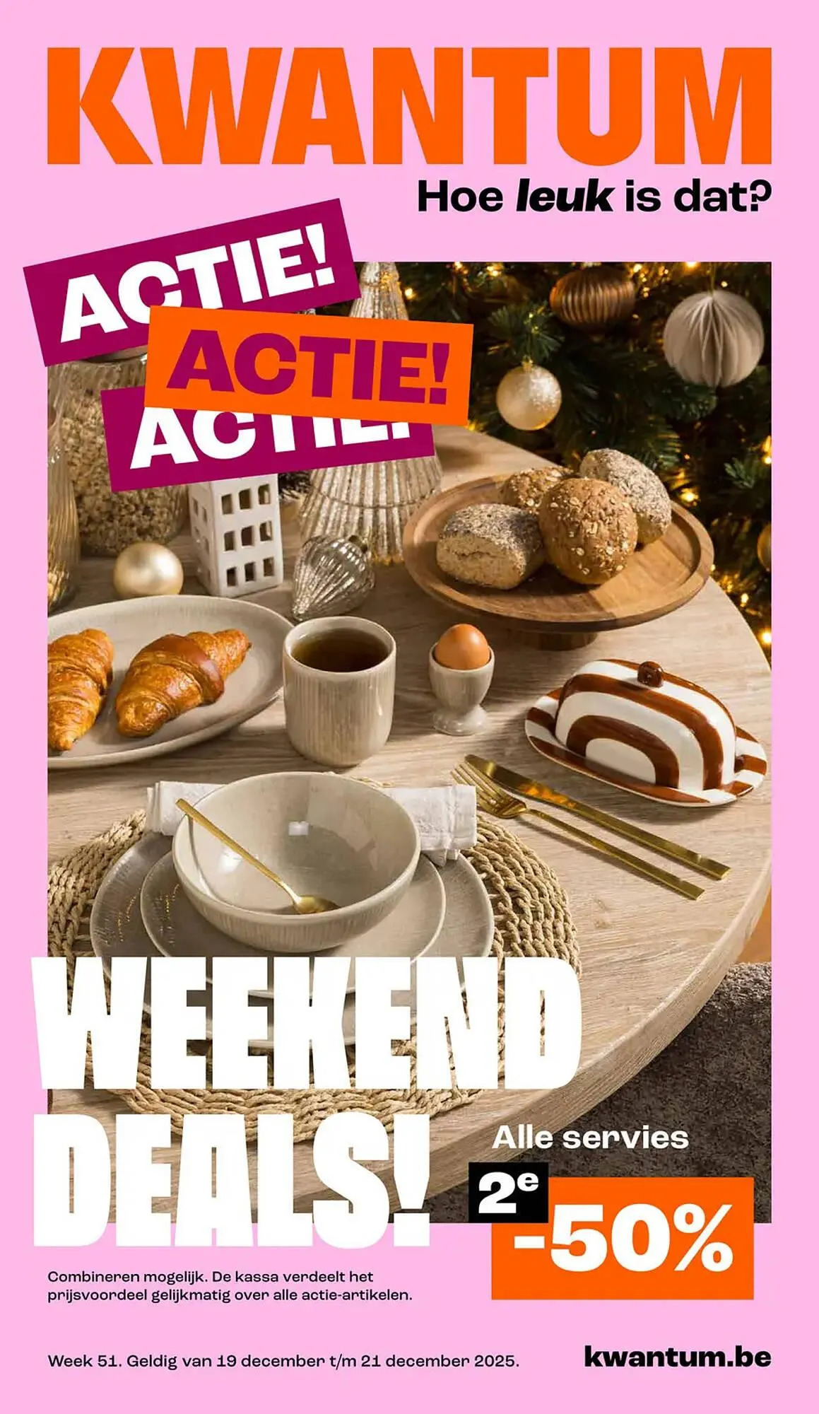 Kwantum folder van 19 december tot 21 december 2025 - folder pagina 1