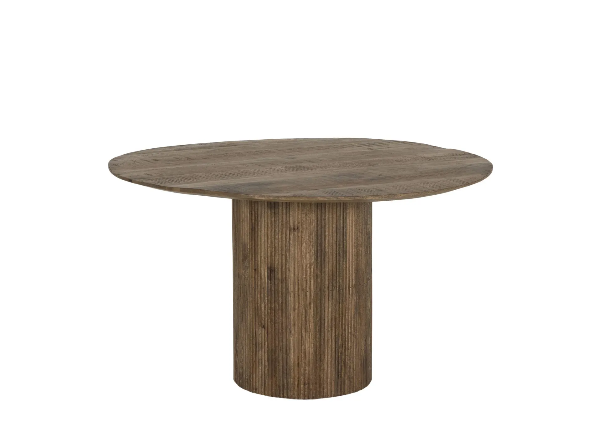 Ronde tafel Solid Ø130cm - mango massief - walnoot