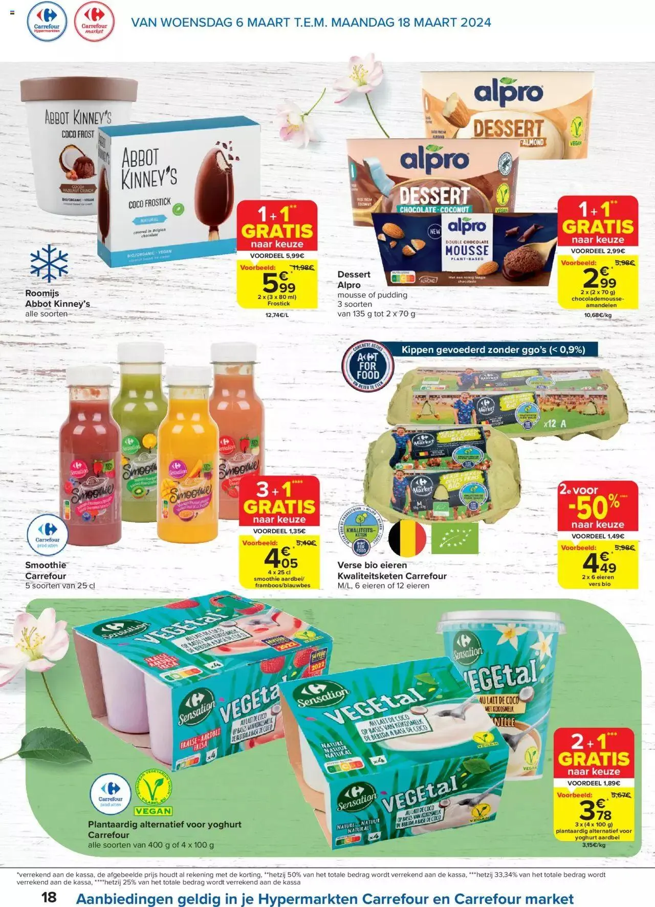 Carrefour Veggie Special van 18 maart tot 11 maart 2024 - folder pagina 18