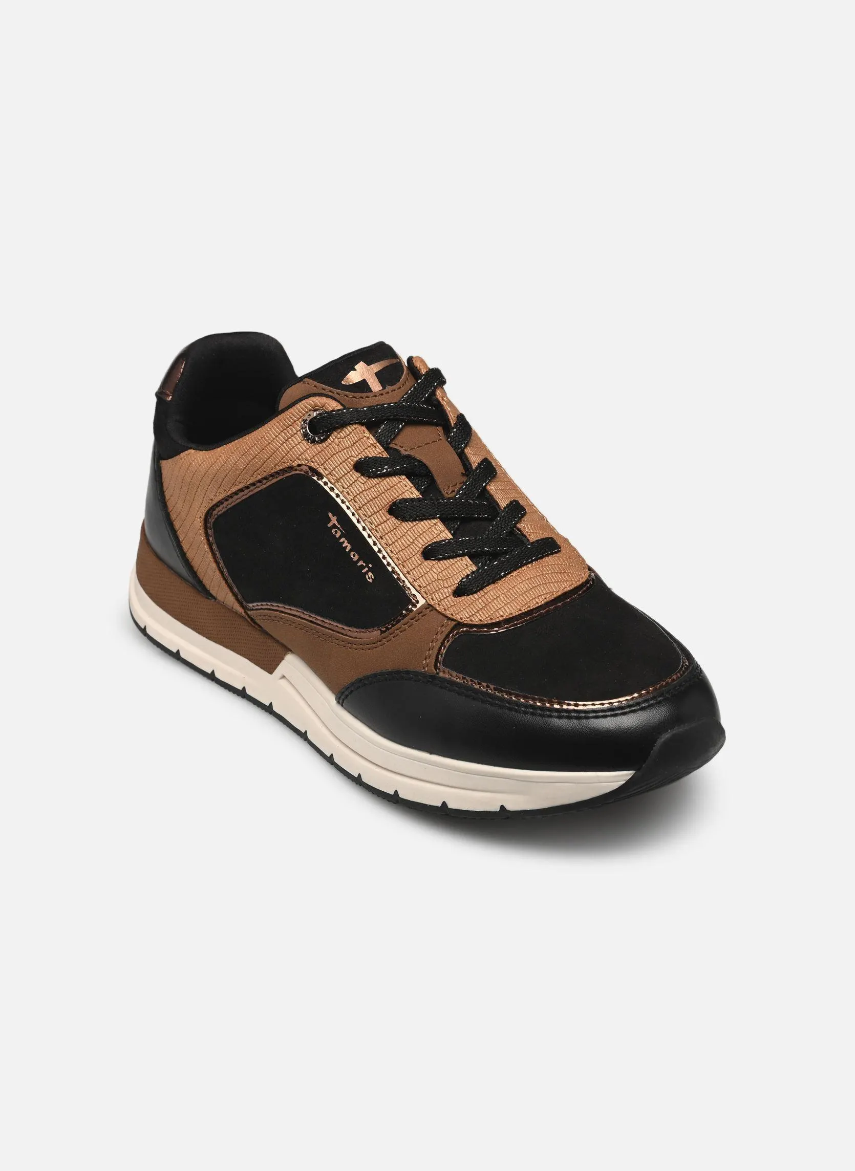 Lage sneakers 23768-45 dames zwart
