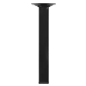 Duraline meubelpoot vierkant zwart 2,5x2,5x20 cm