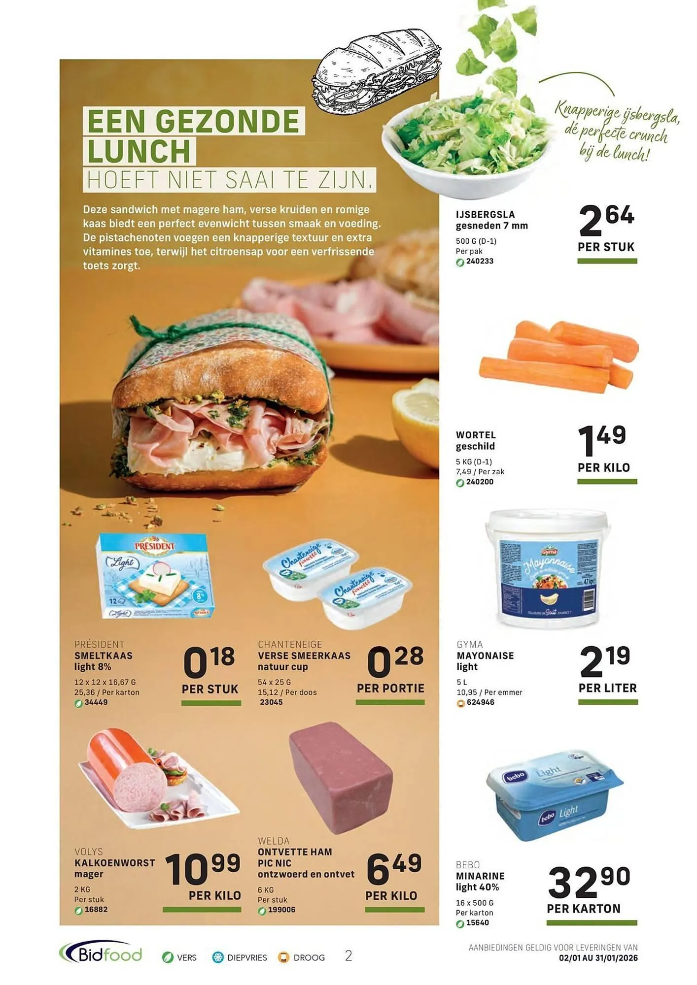 Bidfood magazine van 2 januari tot 31 januari 2026 - folder pagina 2