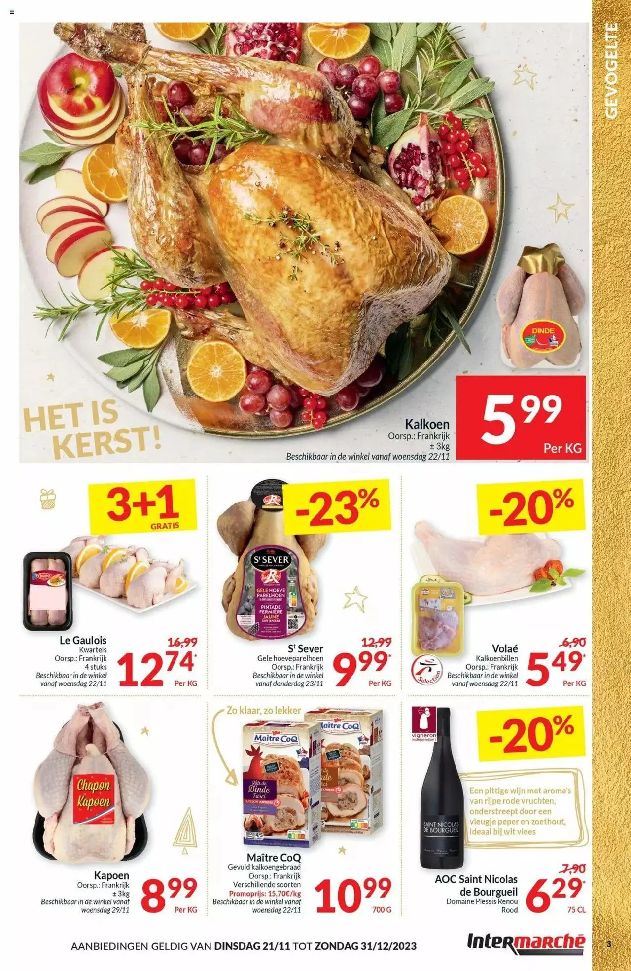 Intermarché Feestfolder van 31 december tot 31 december 2023 - folder pagina 3