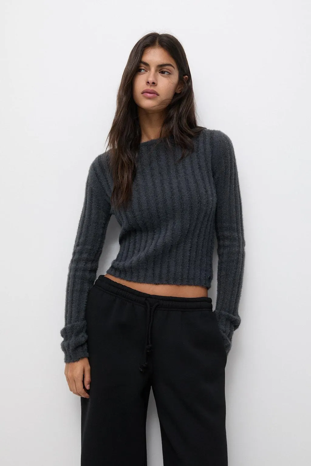 RIBBED SOFT KNIT JUMPER
