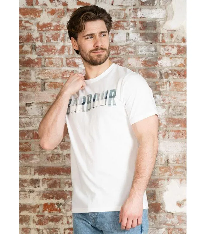 Barbour thurford t-shirt - white