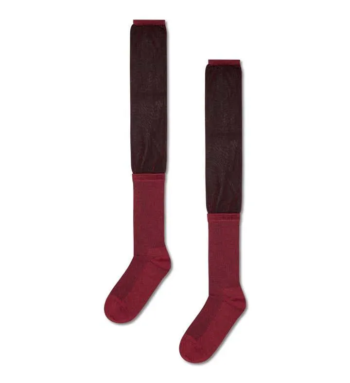 Solid Sheer Over The Knee