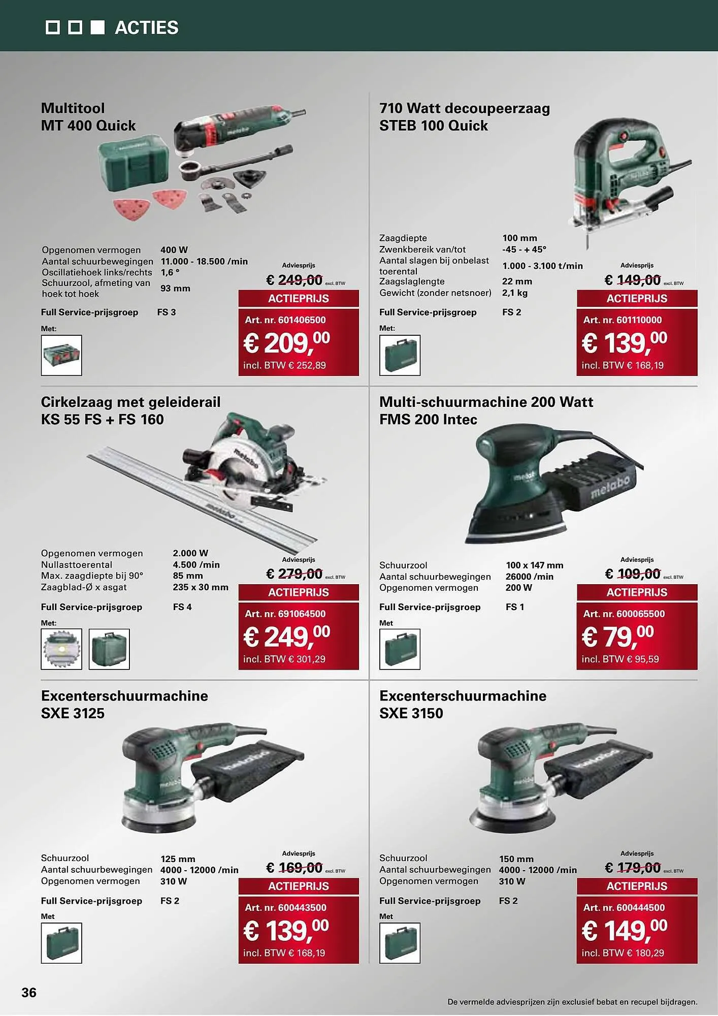 Metabo folder van 7 april tot 31 augustus 2023 - folder pagina 36